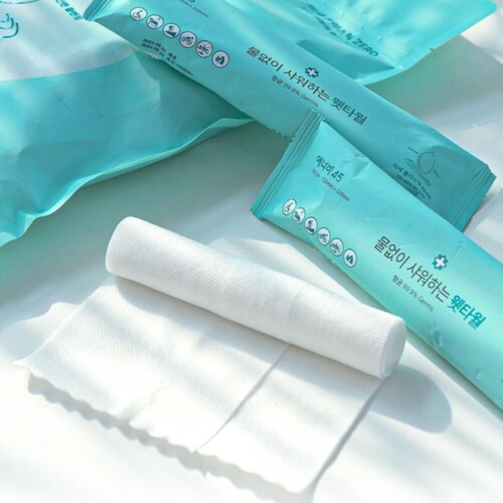 휴대용 물없이 샤워하는 웻타월 (조합)